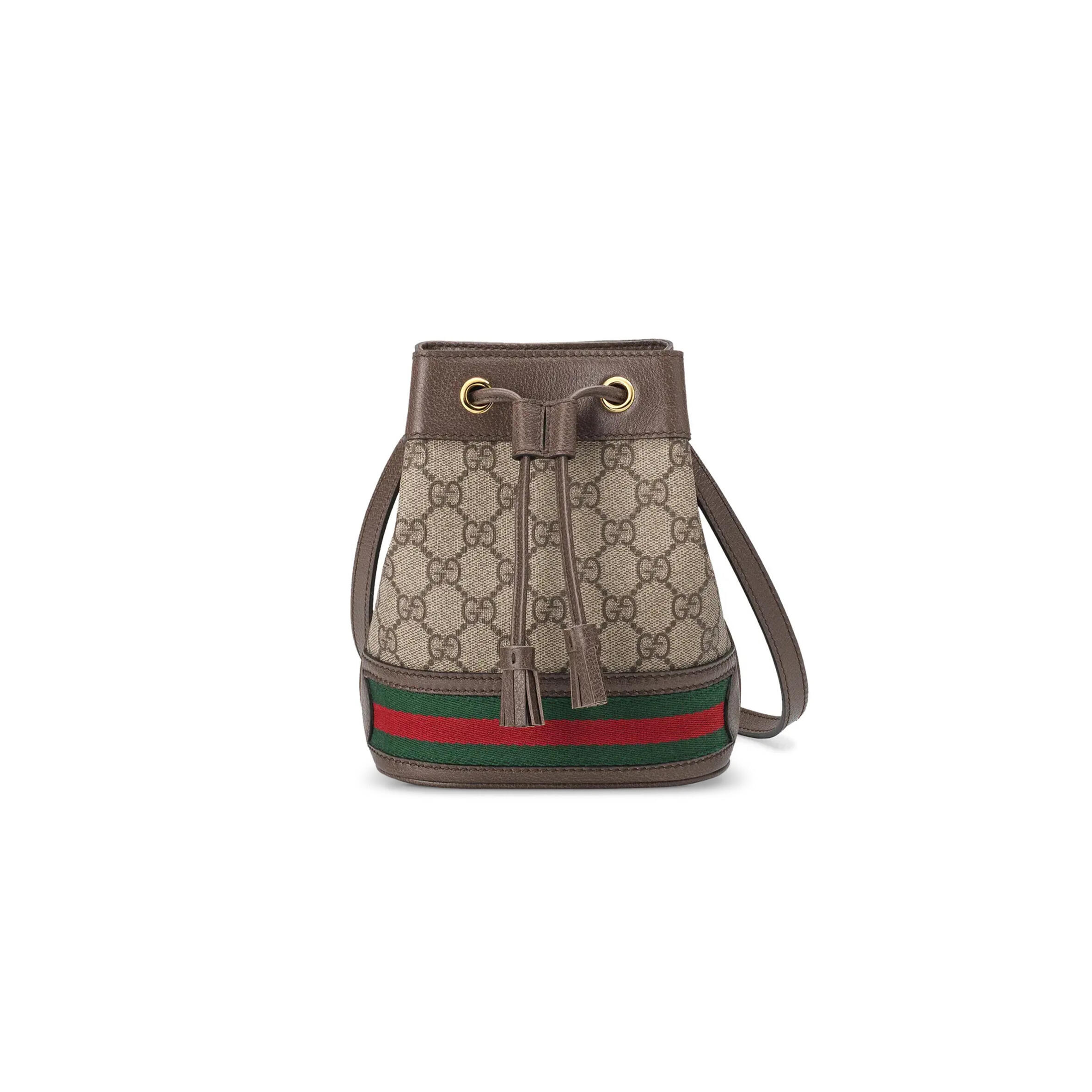 GUCCI OPHIDIA MINI BUCKET BAG 550620 (15.5*19*9cm)